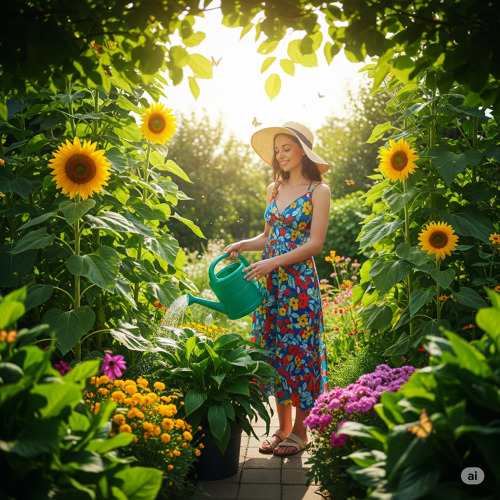 Gie&szlig;en in den Sommerferien